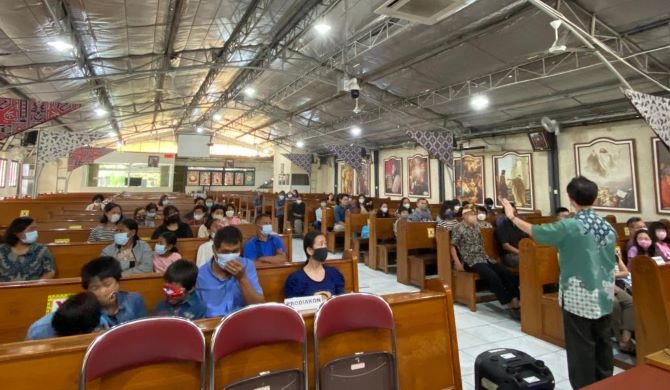 Rekoleksi tahap 3 bersama dengan pak Trisno Kambali-pakai